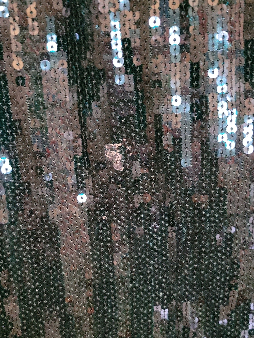 H&M Sequin Pencil Skirt in Deep Emerald Green - Picture 4 of 11